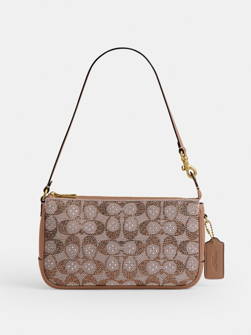 Coach Plaza Bag In Crystal Signature Jacquard